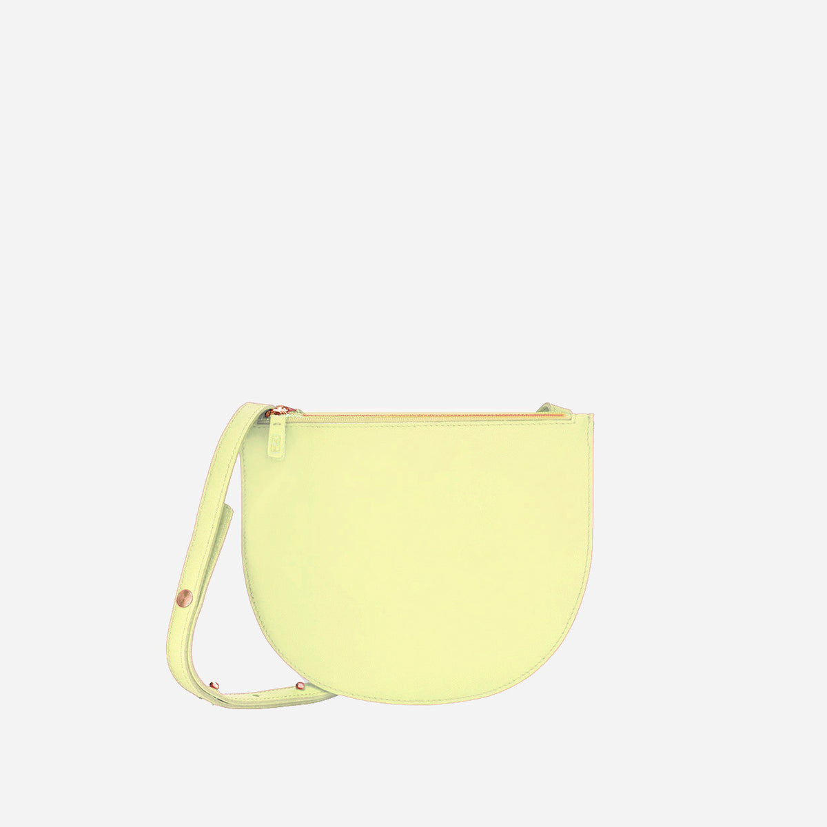 sunshine yellow leather slim crossbody handbag — MUSEUM OUTLETS